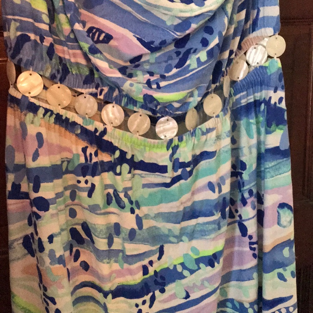 Lilly Pulitzer dress strapless - Picture 2 of 4